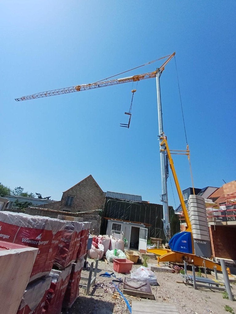 Snelmontagekraan Potain IGO 32 - Bouwjaar 2023, Articles professionnels, Machines & Construction | Grues & Excavatrices, Enlèvement
