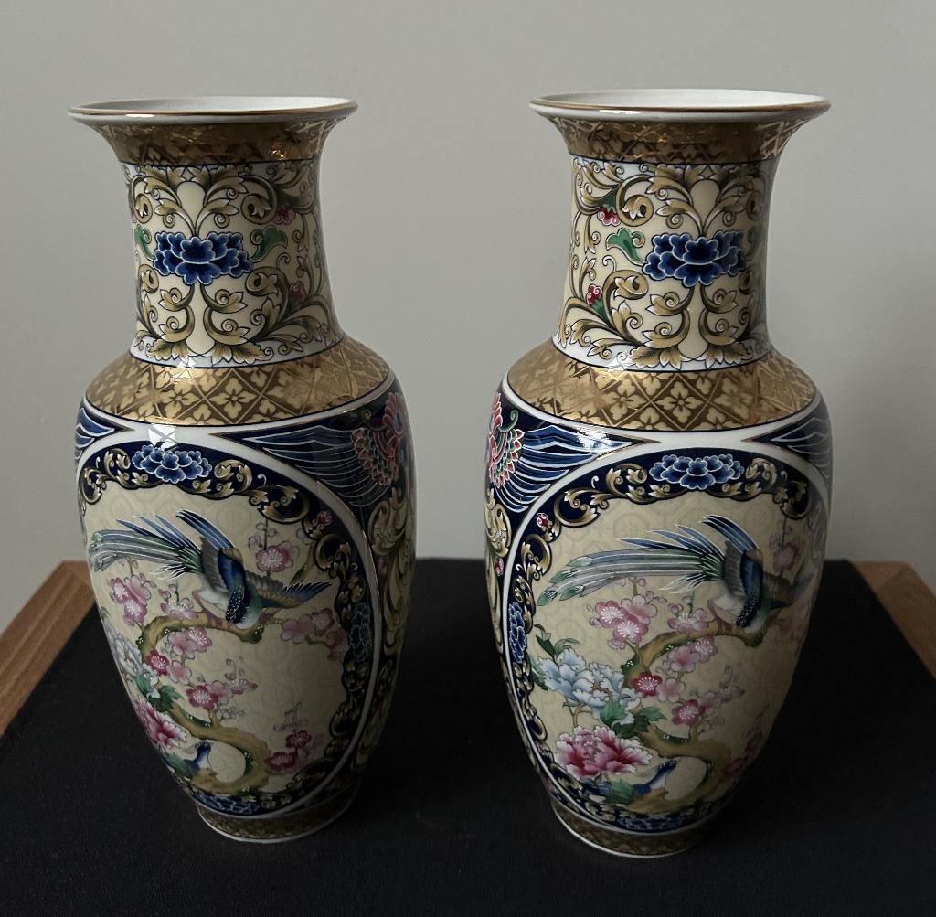 2 Prachtige Vintage Vazen, Ophalen of Verzenden