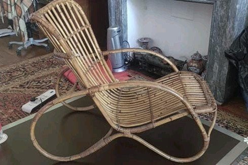 chaise longue en bambou d'excellente qualité, Enlèvement, Chaise