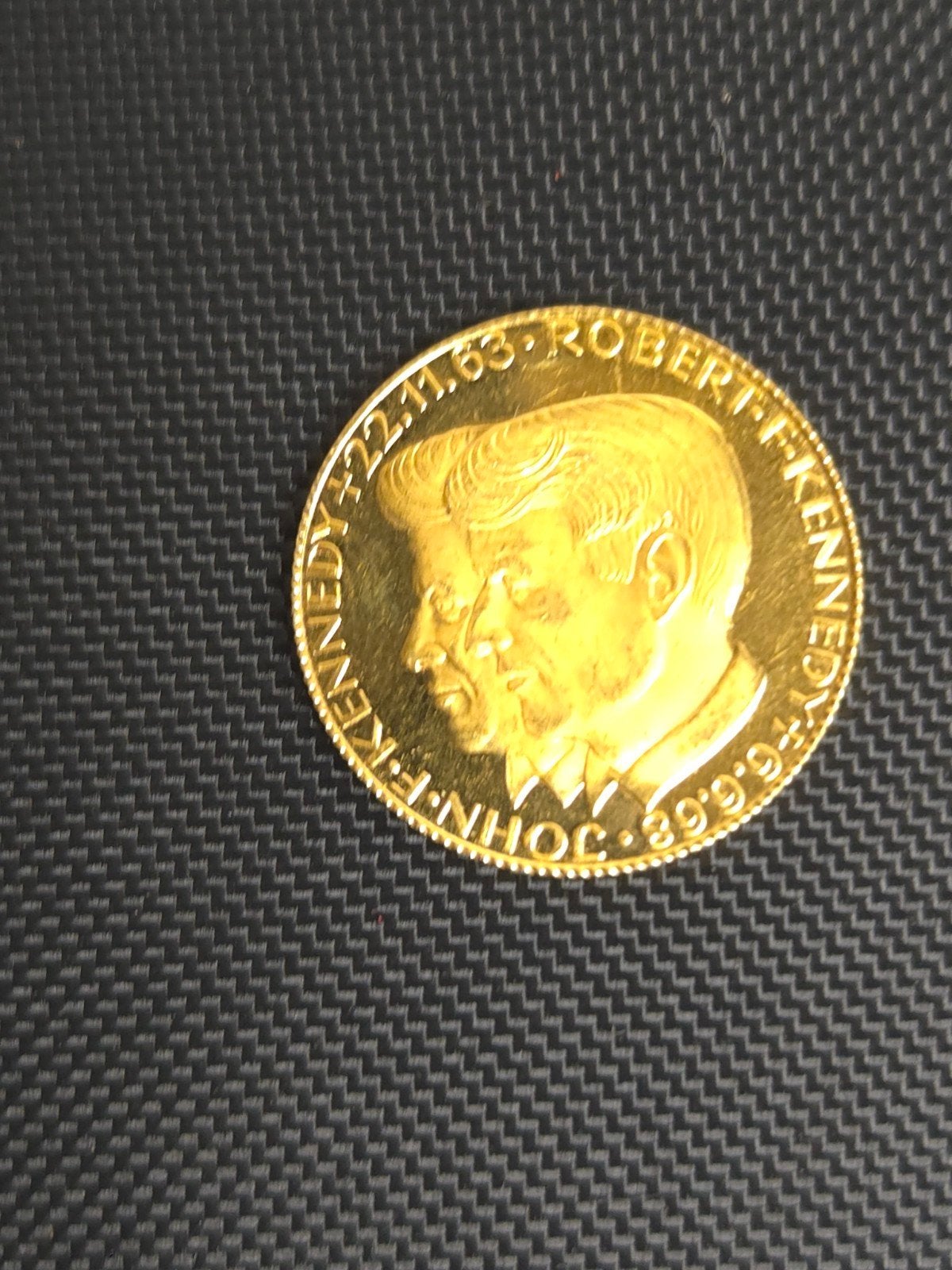Piece en or John et Robert kennedy, Or