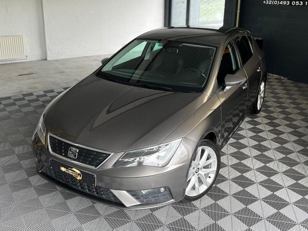Seat Leon 1.0TSI DSG 1er Propriétaire Garantie 12 Mois, Achat, Euro 6, Noir, Automatique