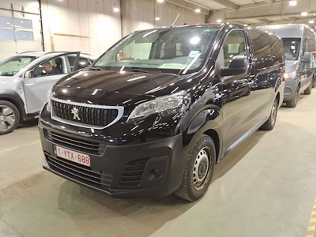 PEUGEOT EXPERT 2.0 BLUEHDI 150 S&S LONG PREMIUM DC 2.0, Auto's, 4 cilinders, Zwart, Bedrijf, Onderhoudsboekje