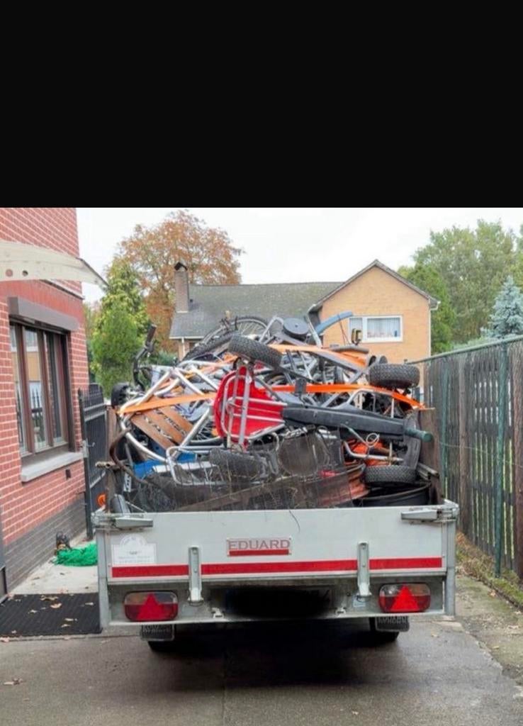 Gratis ophalen van oude metalen, Auto diversen, Aanhangers en Bagagewagens, Ophalen of Verzenden, Zo goed als nieuw
