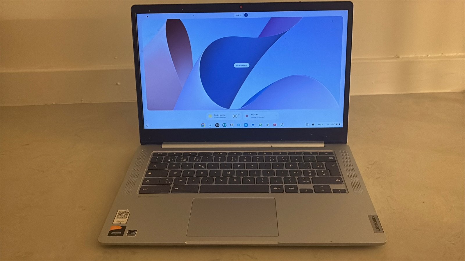Chromebook lenovo, Ophalen, Zo goed als nieuw