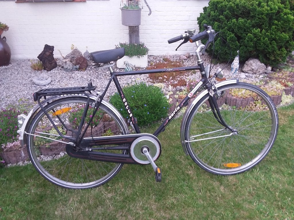 Herenfiets en damesfiets, Ophalen