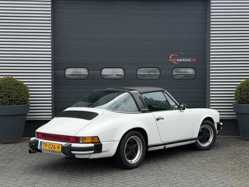Porsche 911 3.0 SC Targa | Grand Prix White |, Auto's, Achterwielaandrijving, Gebruikt, 2994 cc, Leder
