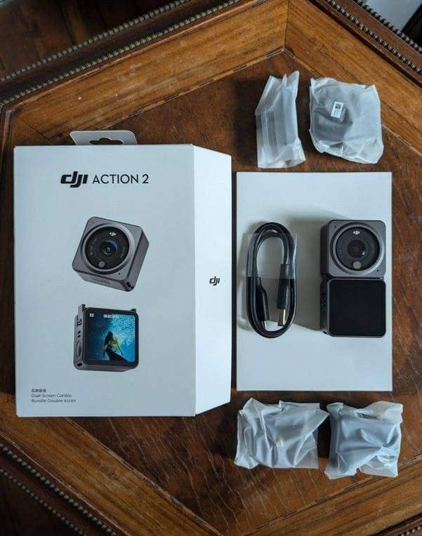 DJI Action 2 Dual Screen Combo, Envoi, Comme neuf, Autres marques