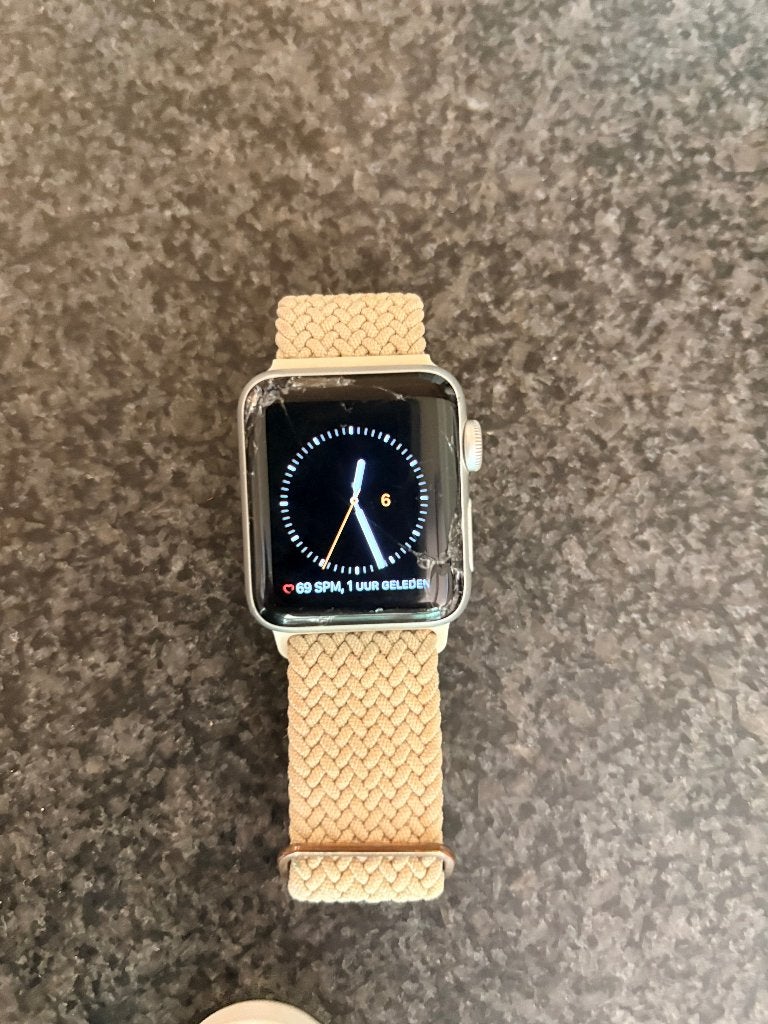 Apple Iwatch series 3 38mm met diverse bandjes, Ophalen, Gebruikt