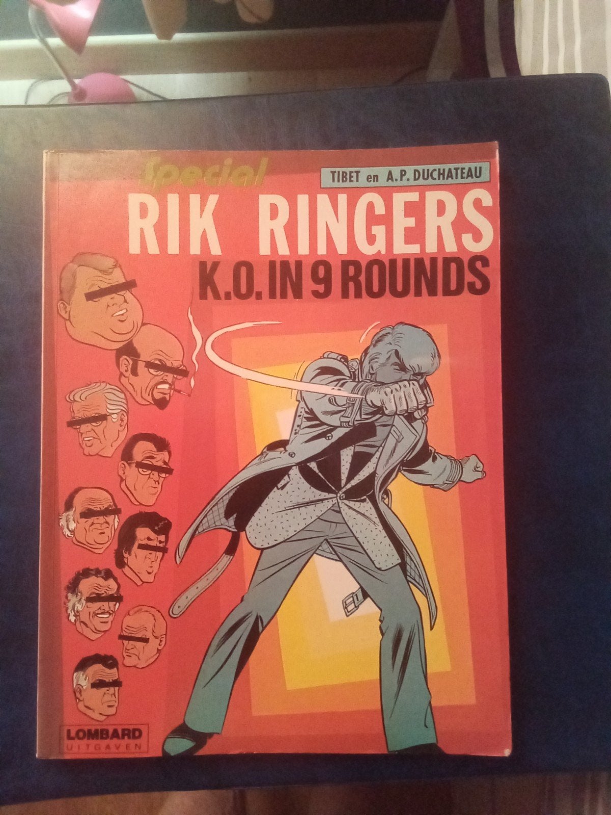 strip Rik Ringers (K.O.in 9 Rounds), Boeken, Ophalen of Verzenden