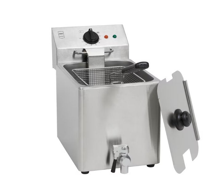 NIEUW Friteuse GDF3008, rvs, 26x47x39cm, 8 L, 3250 W, Ophalen of Verzenden, Nieuw in verpakking, Fornuis, Frituur en Grillen