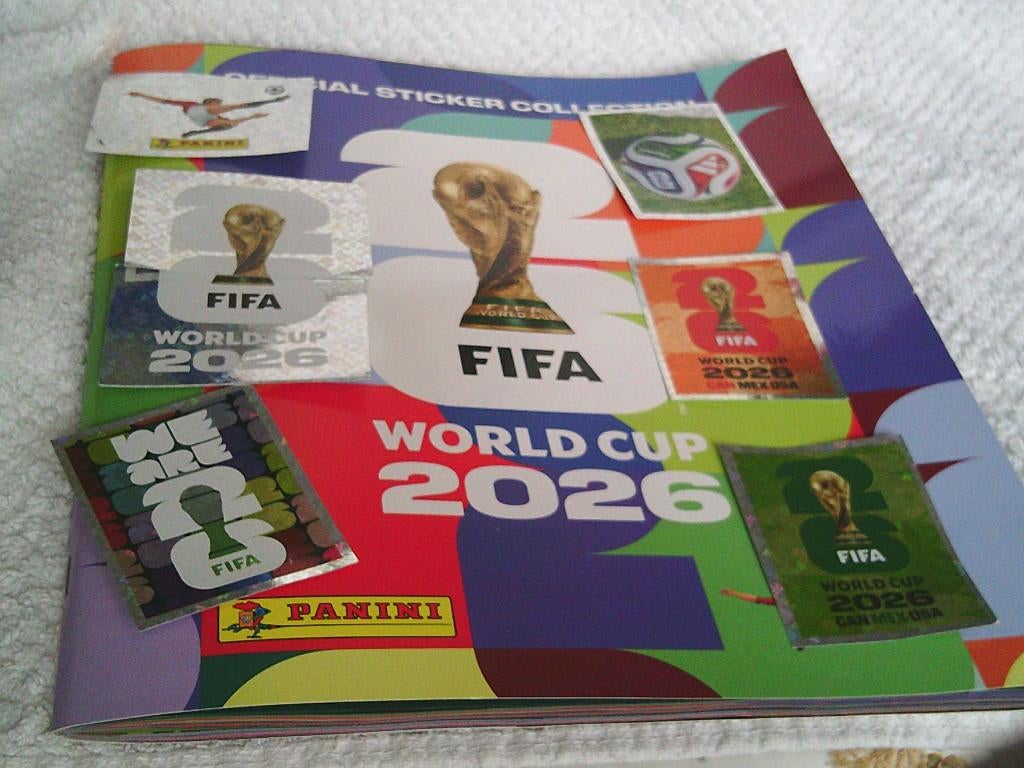 WK 2026  LEEG BOEK MET ALLE STICKERS, Collections, Autocollants, Enlèvement ou Envoi, Neuf