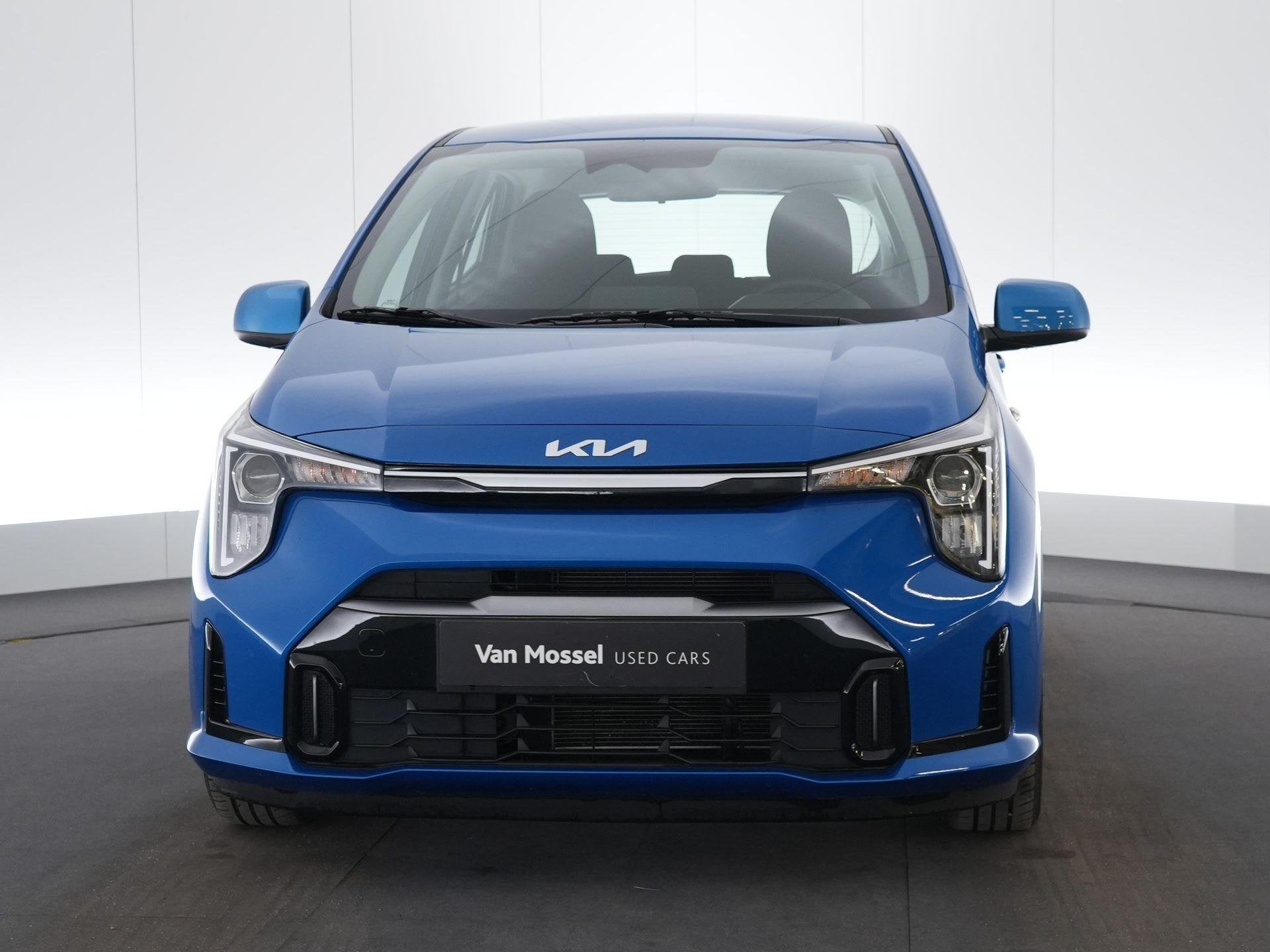 Kia Picanto 1.0 MPI 63 Pulse AMT - Actie - Promo -, Auto's, Kia, Stof, Gebruikt, 46 kW, Blauw
