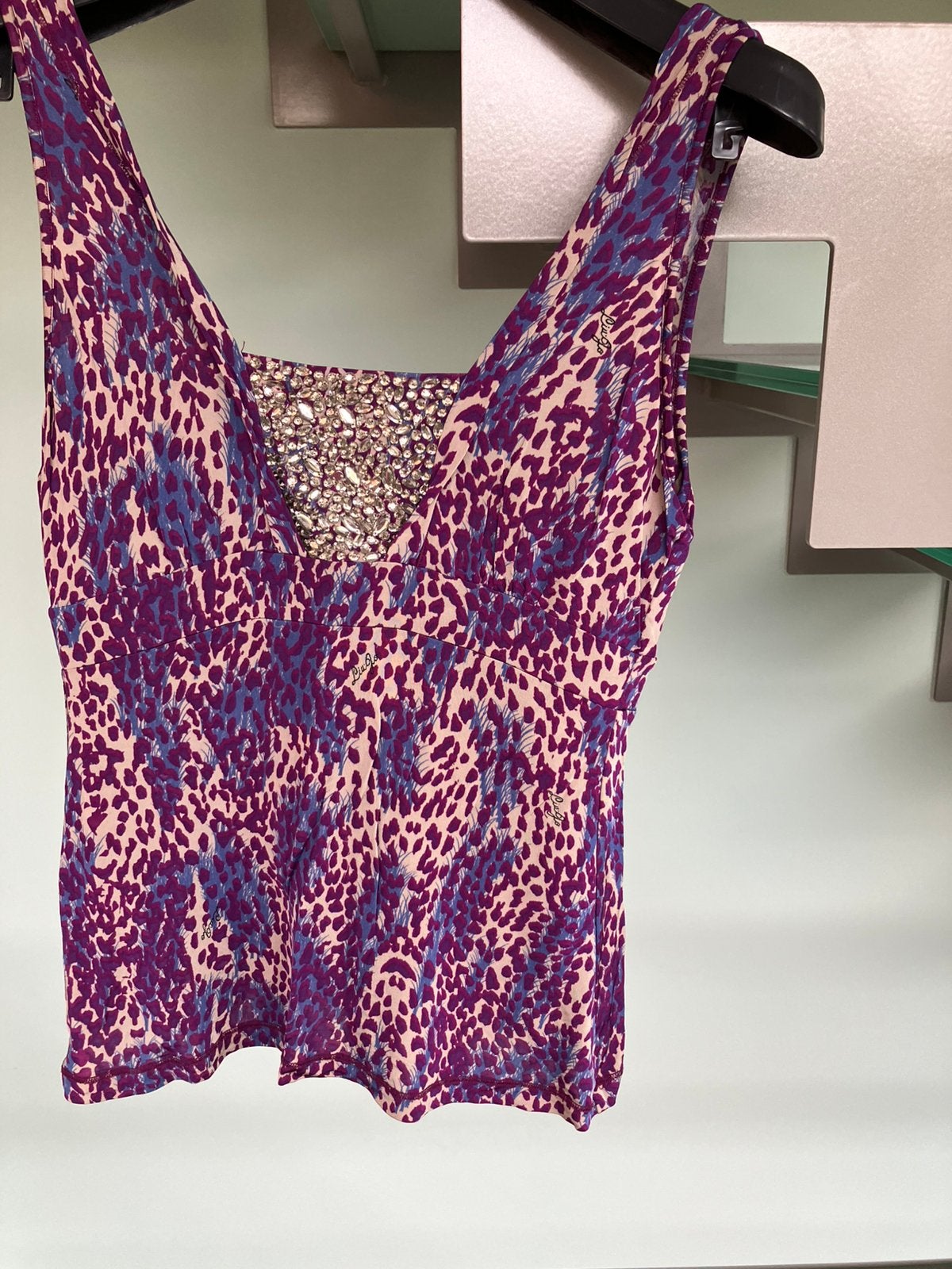 Mooi topje Liu-Jo met strass, Kleding | Dames, Badmode en Zwemkleding, Ophalen, Zo goed als nieuw