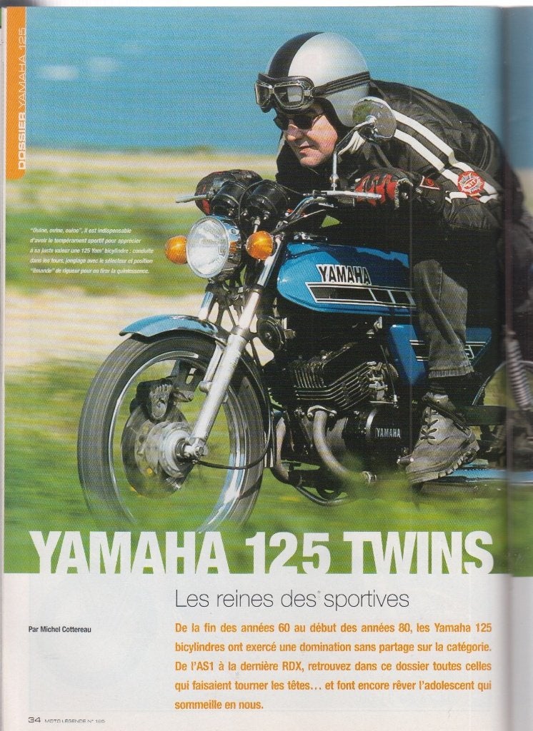1977 Moto Yamaha 125 RDX collection, Livres, Envoi, Utilisé