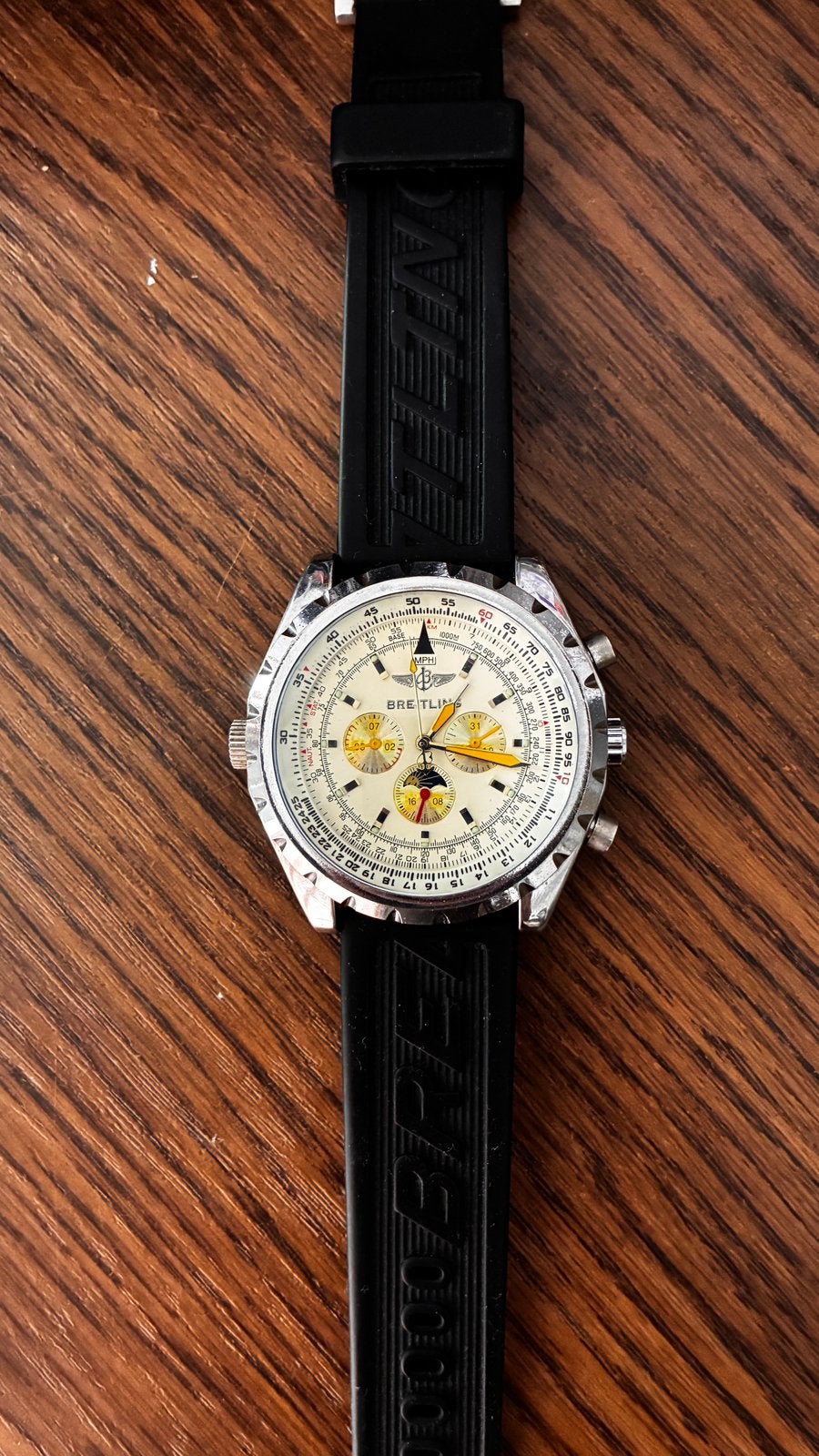 Horloges Breitling automatisch, Handtassen en Accessoires, Horloges | Heren, Ophalen, Zo goed als nieuw, Breitling