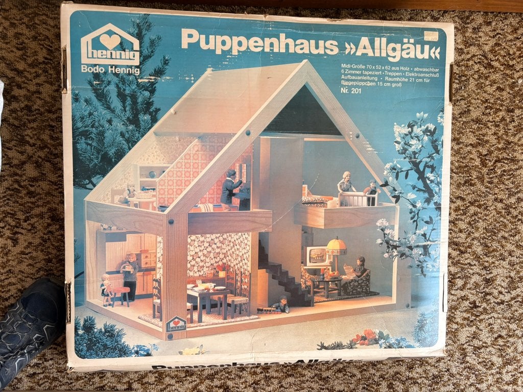 Vintage poppenhuis “Allgäu” – Bodo Hennig Duitsland, Enlèvement, Comme neuf, Maison de poupées