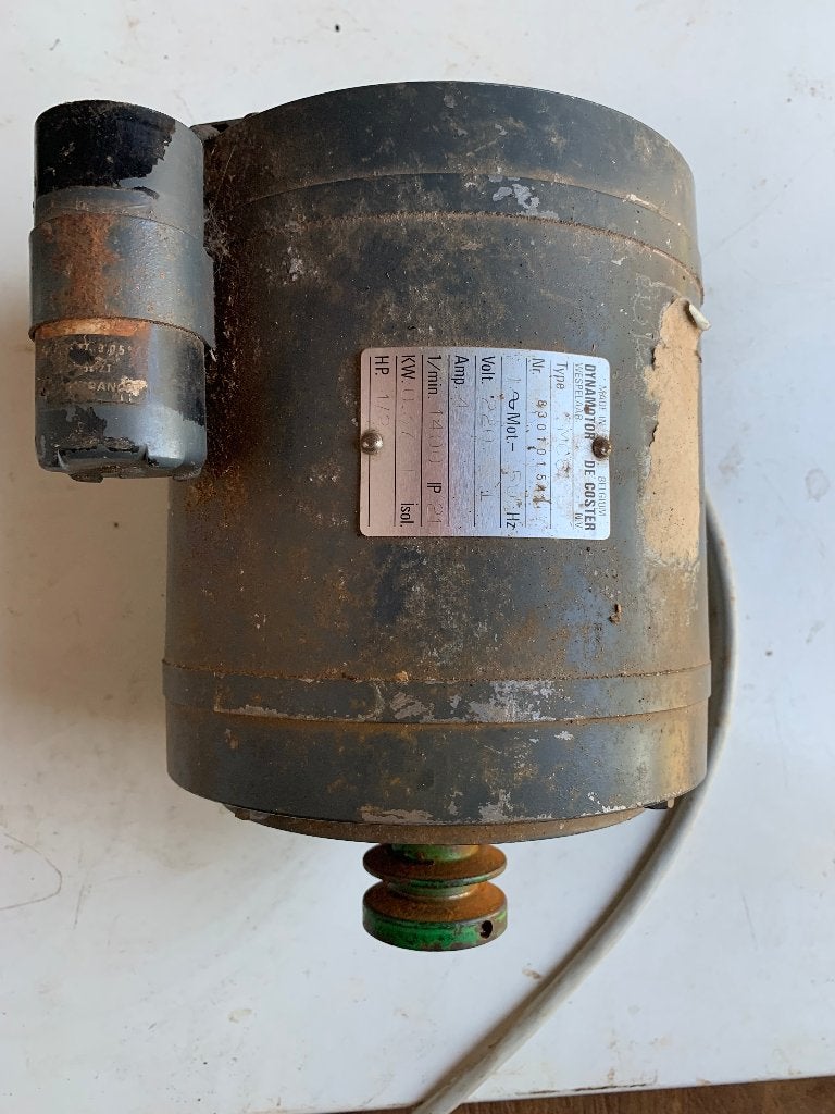 Elektromotor DYNAMOTOR DECOSTER  0,5 Pk, Ophalen, Gebruikt, Elektromotor, Minder dan 1400 rpm