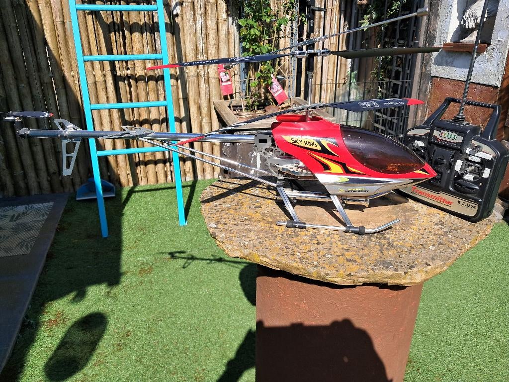 Sky king helikopter radio control, Hobby en Vrije tijd, Ophalen, Zo goed als nieuw, Helikopter, Overige merken