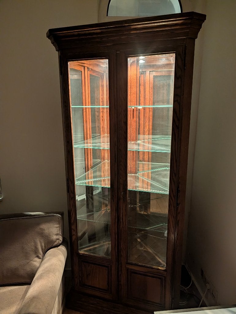 Garderobe, Ophalen, Gebruikt, 50 tot 100 cm, Armoire étagère avec de la lumière