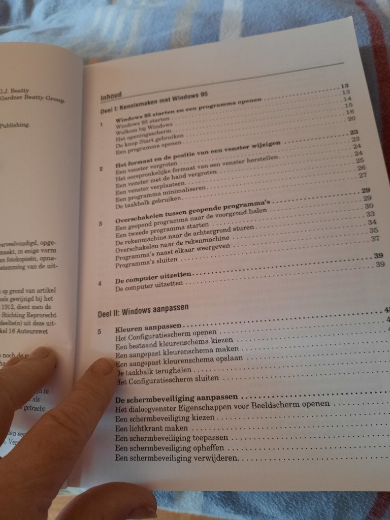 boek windows 95 visuele leermethode, nederlandse versie, Livres, Enlèvement ou Envoi