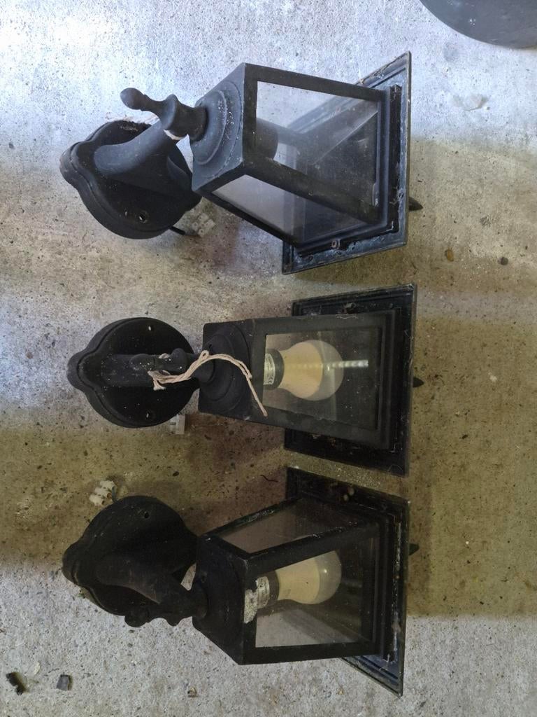 Lot 3 lampes extérieur, Ophalen