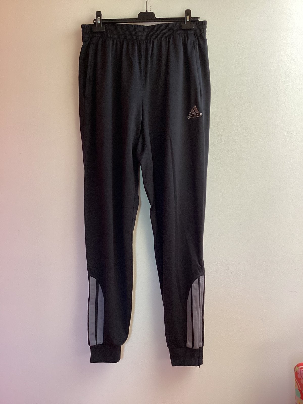 Vintage Adidzs broek L, Maat 52/54 (L), Zwart, Ophalen of Verzenden, Zo goed als nieuw