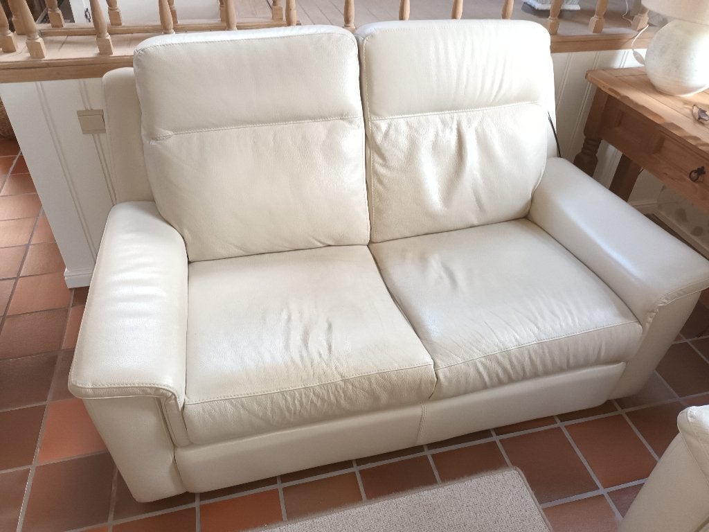 salon de cuir, Maison & Meubles, Enlèvement, Utilisé, Cuir, Modern