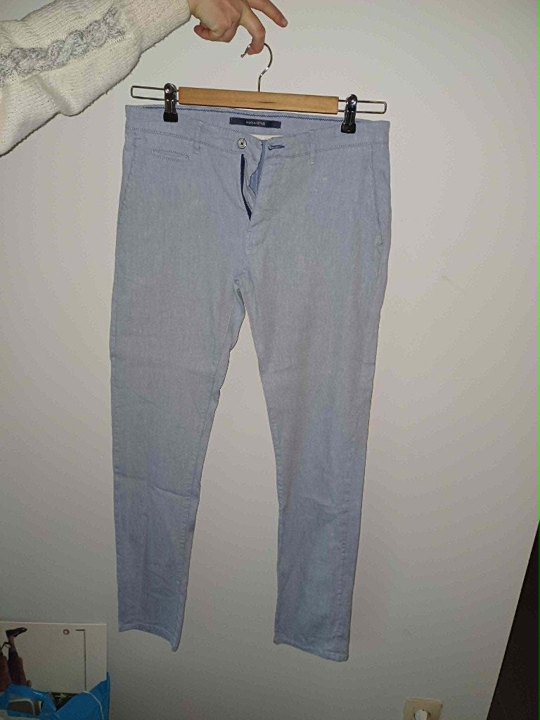 Noterman linnen broek, Ophalen, Nieuw, Overige maten, Blauw