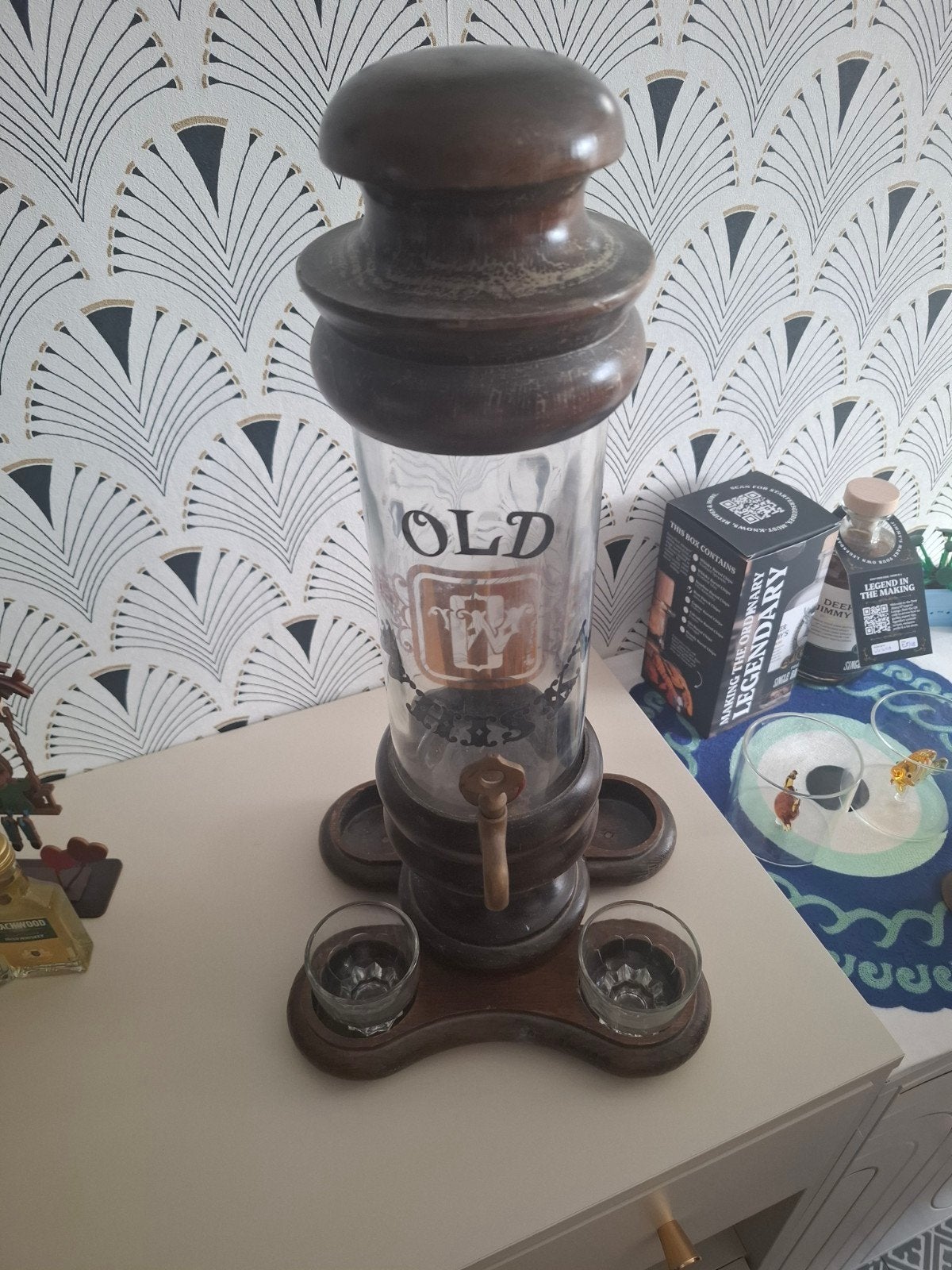 vintage whisky tap, Ophalen of Verzenden, Gebruikt, Gebruiksvoorwerp