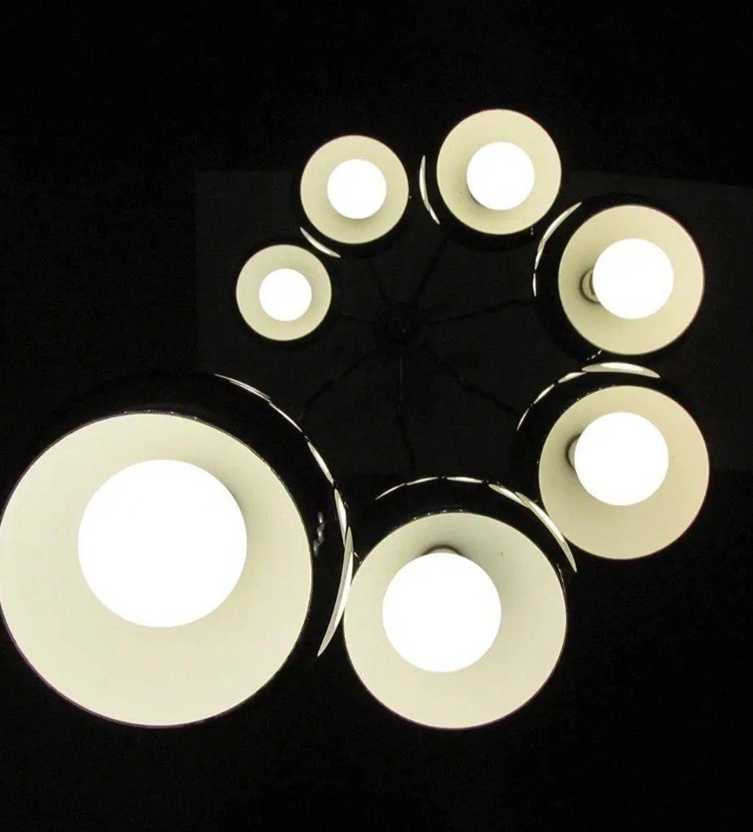 cascade waterval hanglamp eyeball kroonluchter , 7 lampen, Ophalen of Verzenden