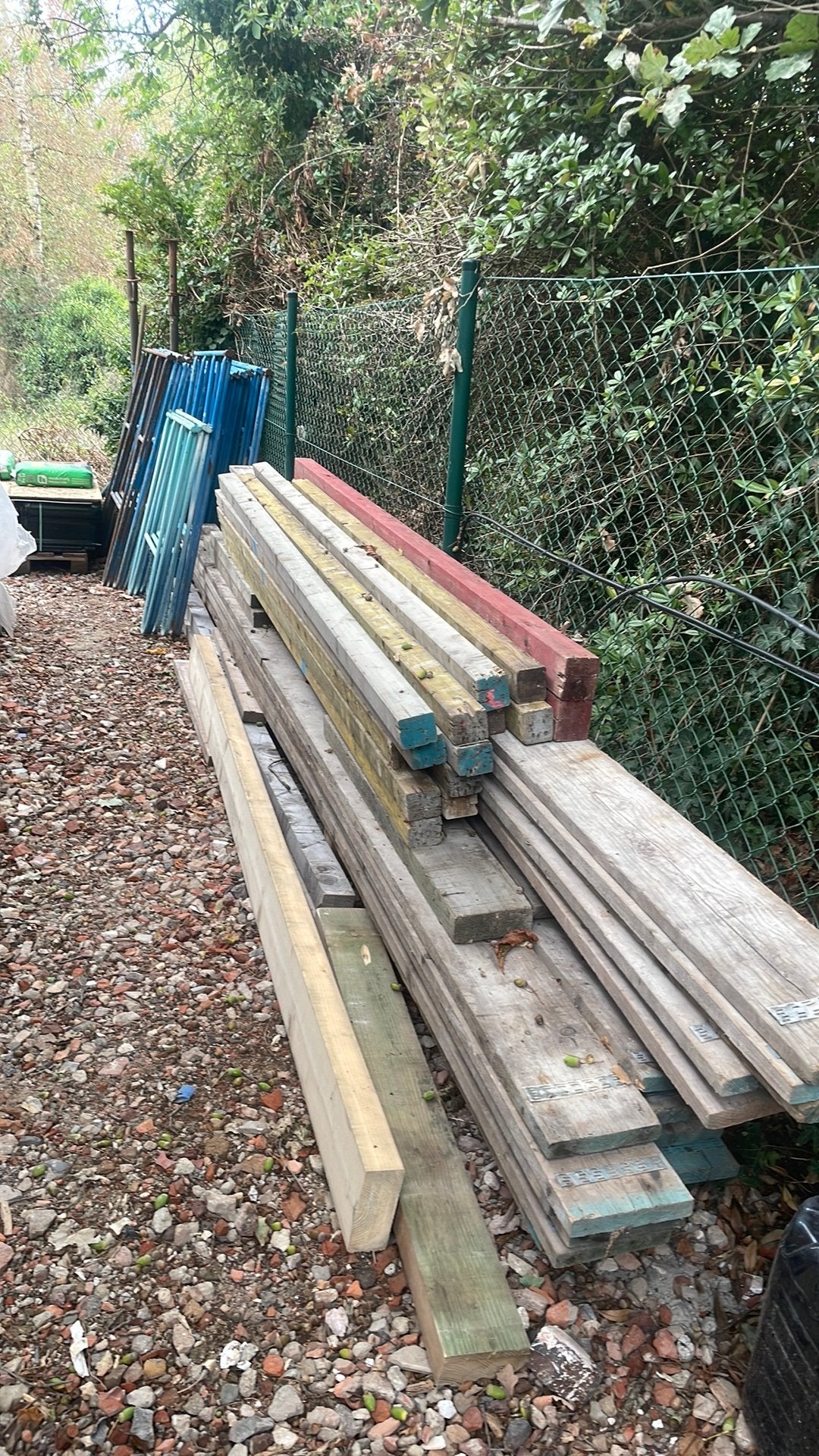 Steiger planken metsel profielen steigerbokken enz, Ophalen, Zo goed als nieuw