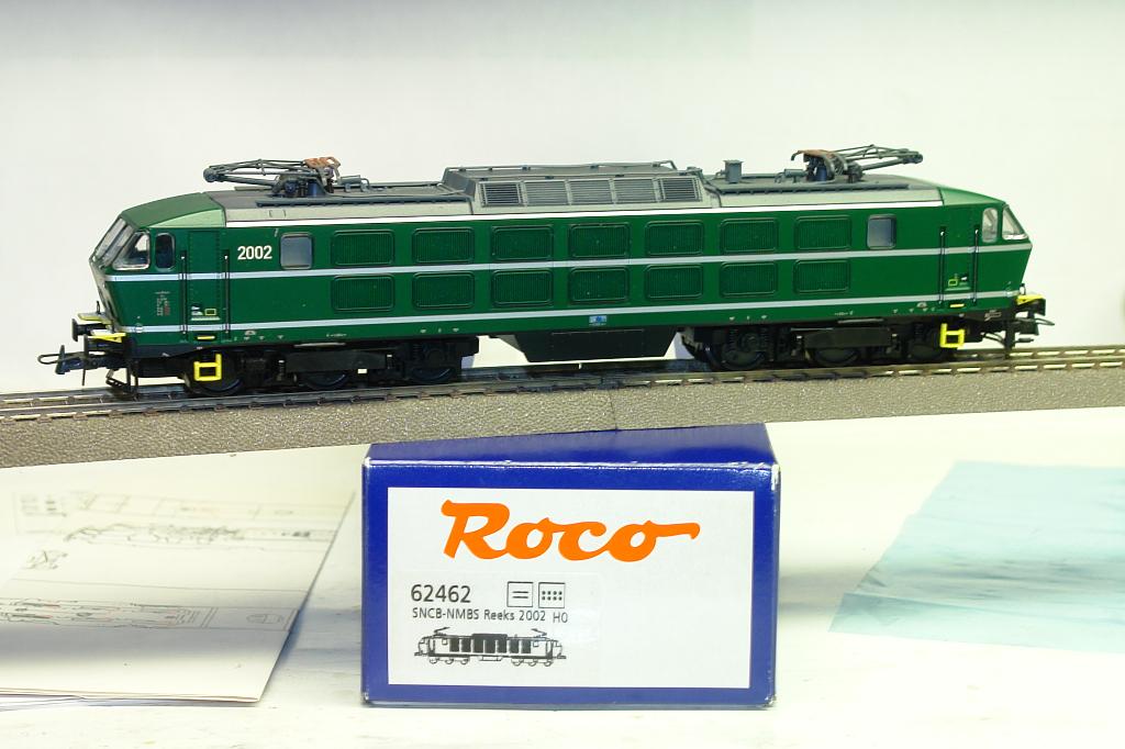 ROCO 62462 SNCB NMBS 2002 RONET DC DIGITAL 5 PÔLES FEUX LEDS, Hobby & Loisirs créatifs, Trains miniatures | HO, Comme neuf, Locomotive
