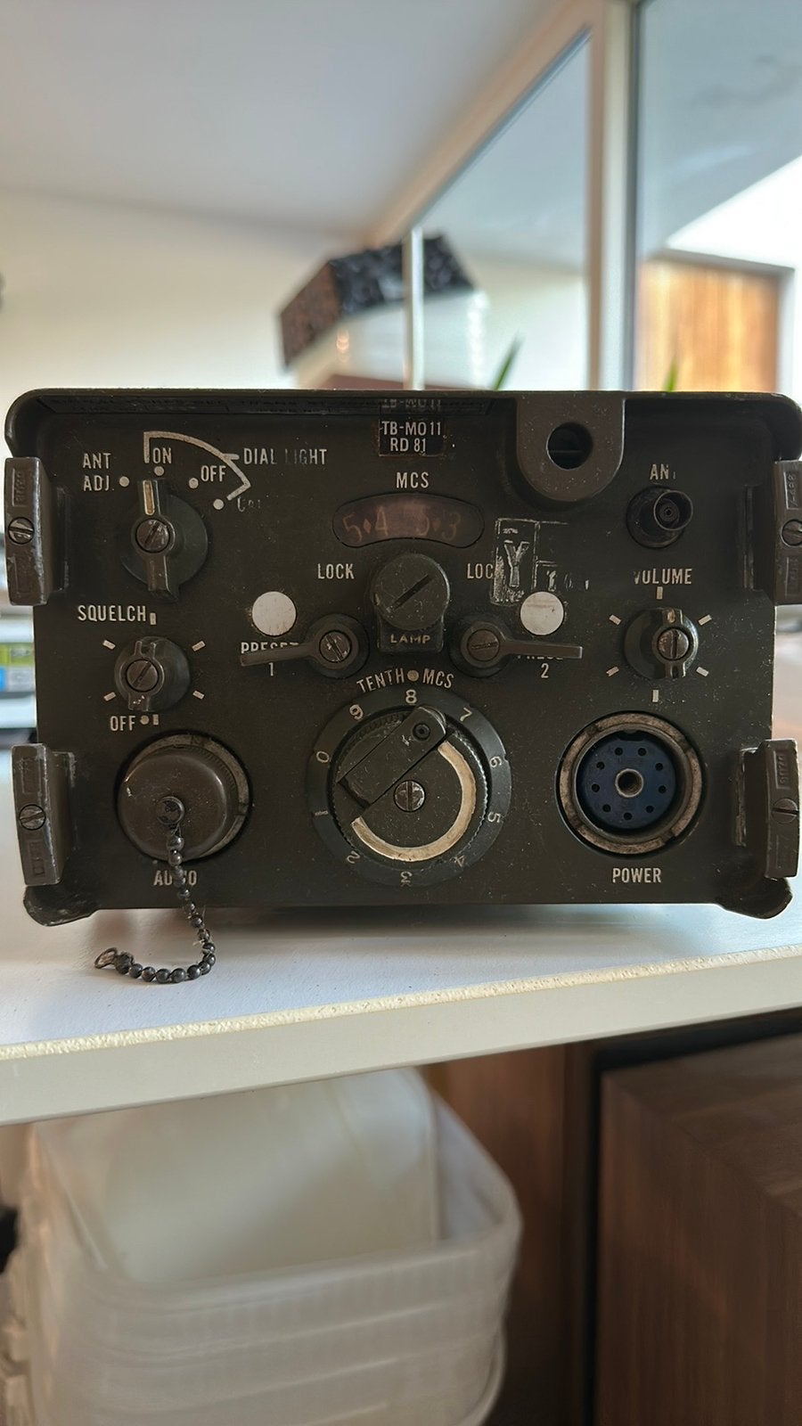 Radio RT-70/GRC originale de l'armée américaine, Enlèvement ou Envoi