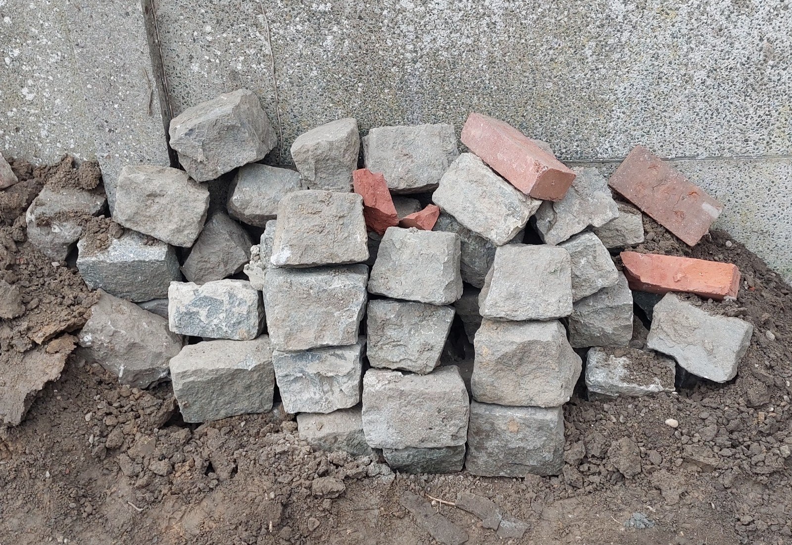 Pavé granit, Bricolage & Construction, Enlèvement, Utilisé, Pierres naturelles