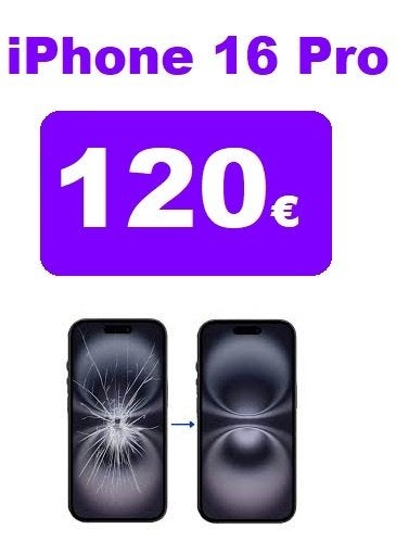 Remplacement écran iPhone 16 Pro meilleur prix à Bruxelles, Enlèvement, Apple