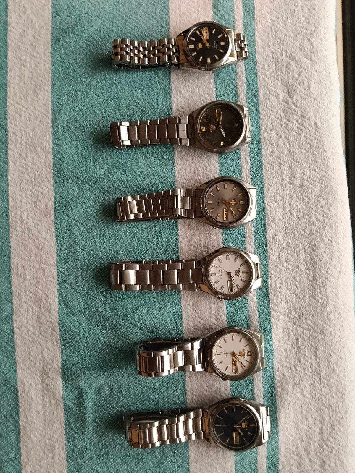 Heren horloges Seiko ., Handtassen en Accessoires, Ophalen, Zo goed als nieuw, Overige materialen