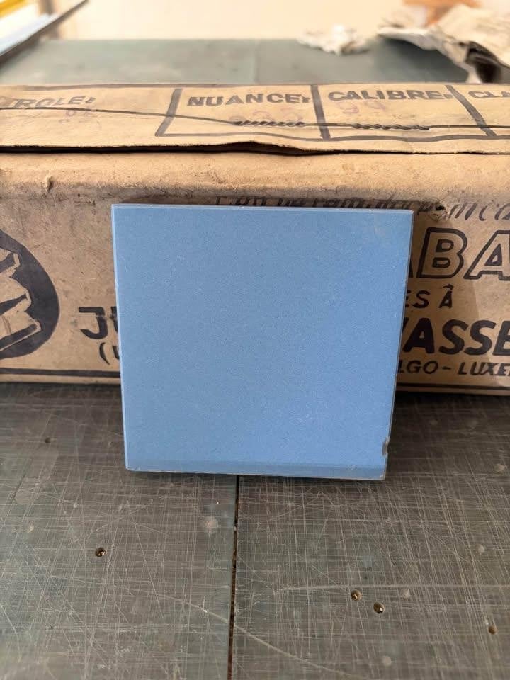 Unieke Vintage Cérabati Tegels 10x10 cm - Blauw - 40 m², Overige materialen, Wandtegels, Nieuw, Minder dan 20 cm