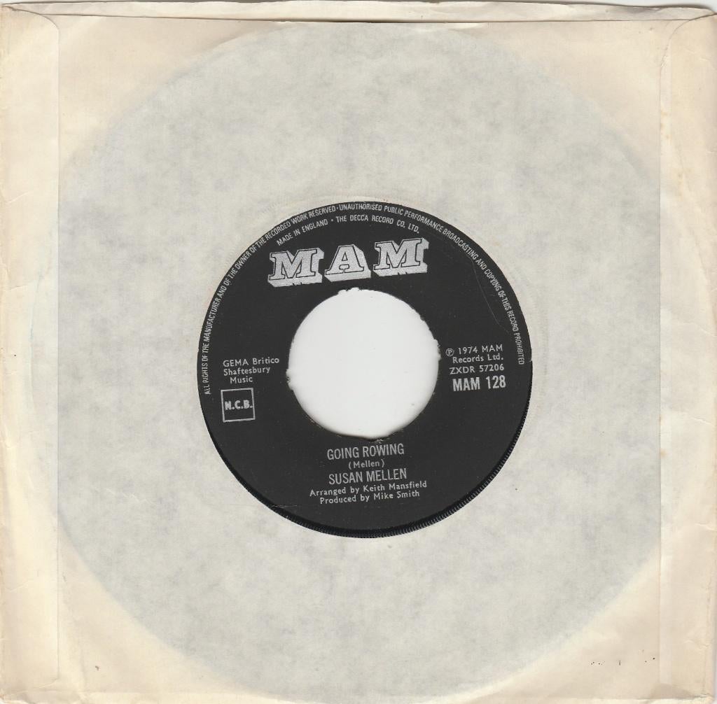 45T: Susan Mellen: Going rowing   Pop, Cd's en Dvd's, Vinyl Singles, Gebruikt, Single, Pop, 7 inch, Ophalen of Verzenden