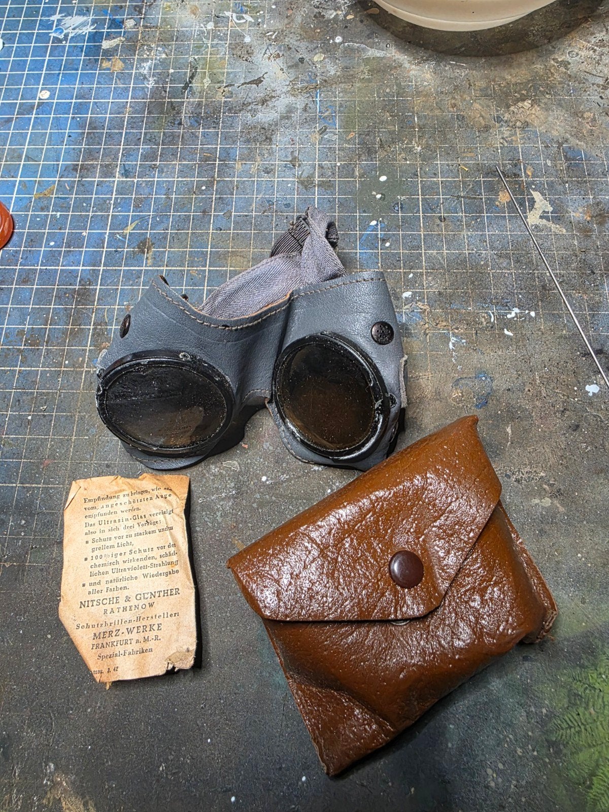 lunette anti poussiere allemande ww2, Enlèvement ou Envoi