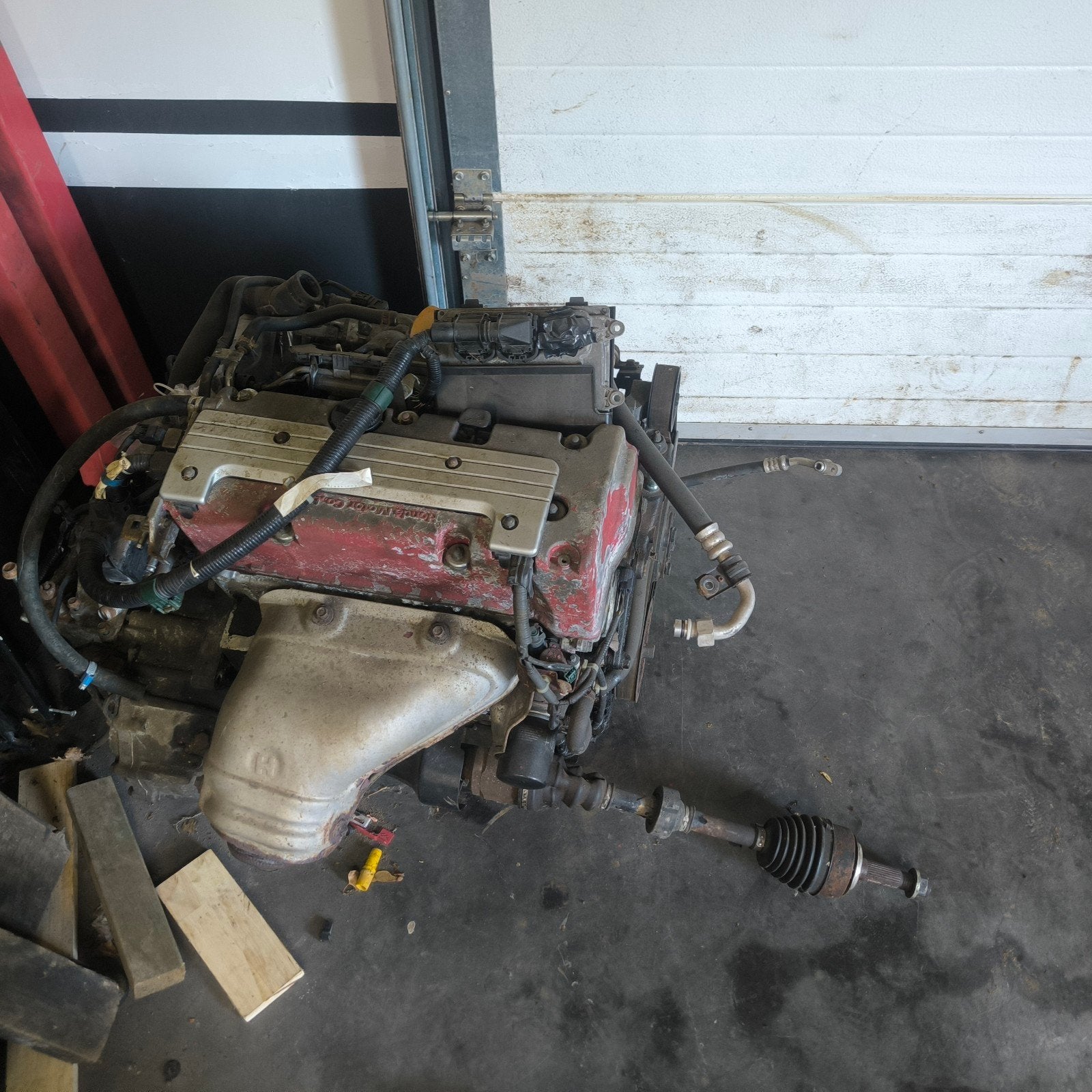 K20z4 incl. Transmissie etc. uit Civic Type R FN2, Auto-onderdelen, Motor en Toebehoren, Ophalen
