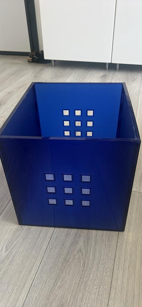 Lots de 3 boîtes rangement LEKMAN bleue d'IKEA, Enlèvement, Comme neuf