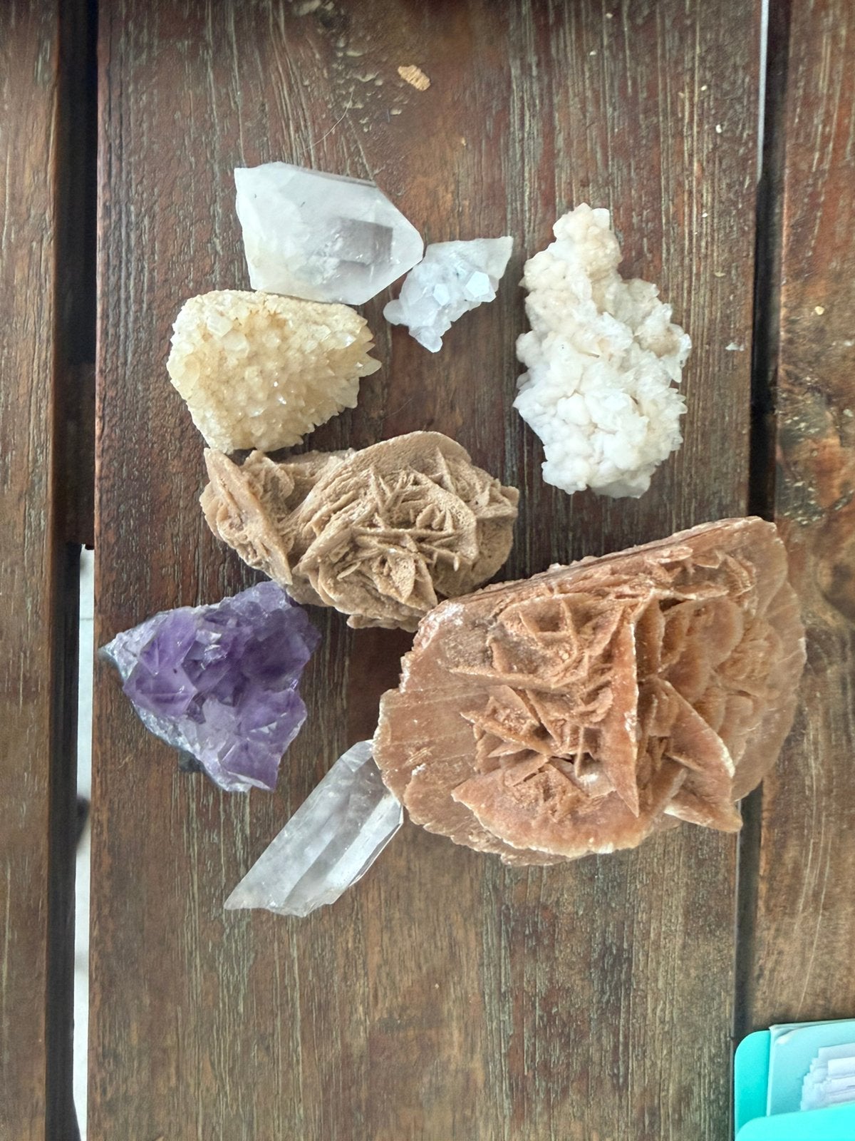 Grote kristallen en mineralen, Ophalen