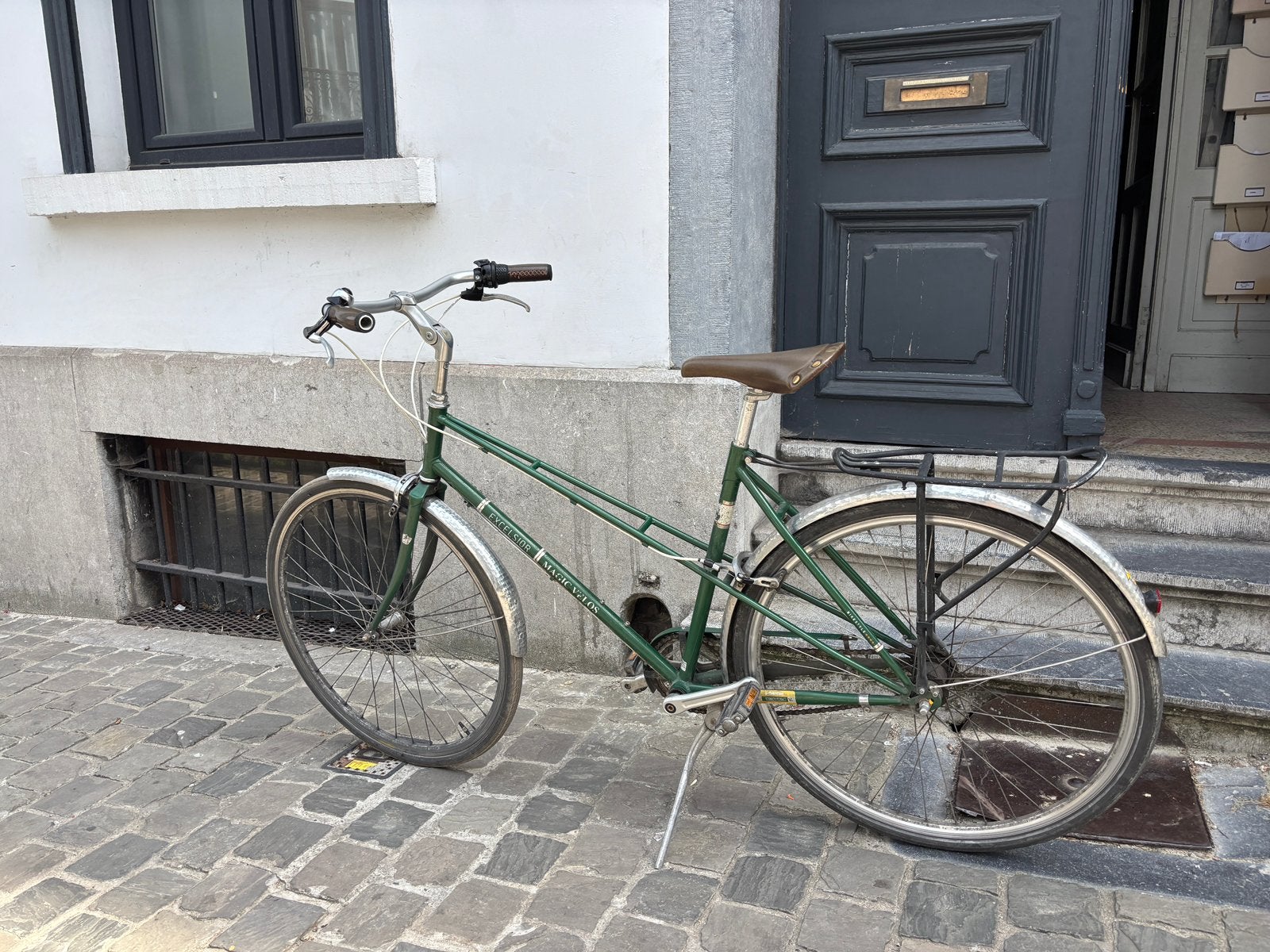 Velo de femme vintage Excelsior, Fietsen en Brommers, Fietsen | Dames | Damesfietsen, Terugtraprem, Gebruikt, Versnellingen, 50 tot 53 cm