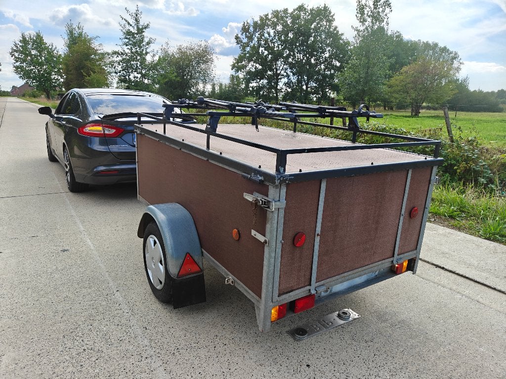 Bagage/vis/gewoon remork galva id 750kg 2/1.30m fietsdragers, Enlèvement, Utilisé