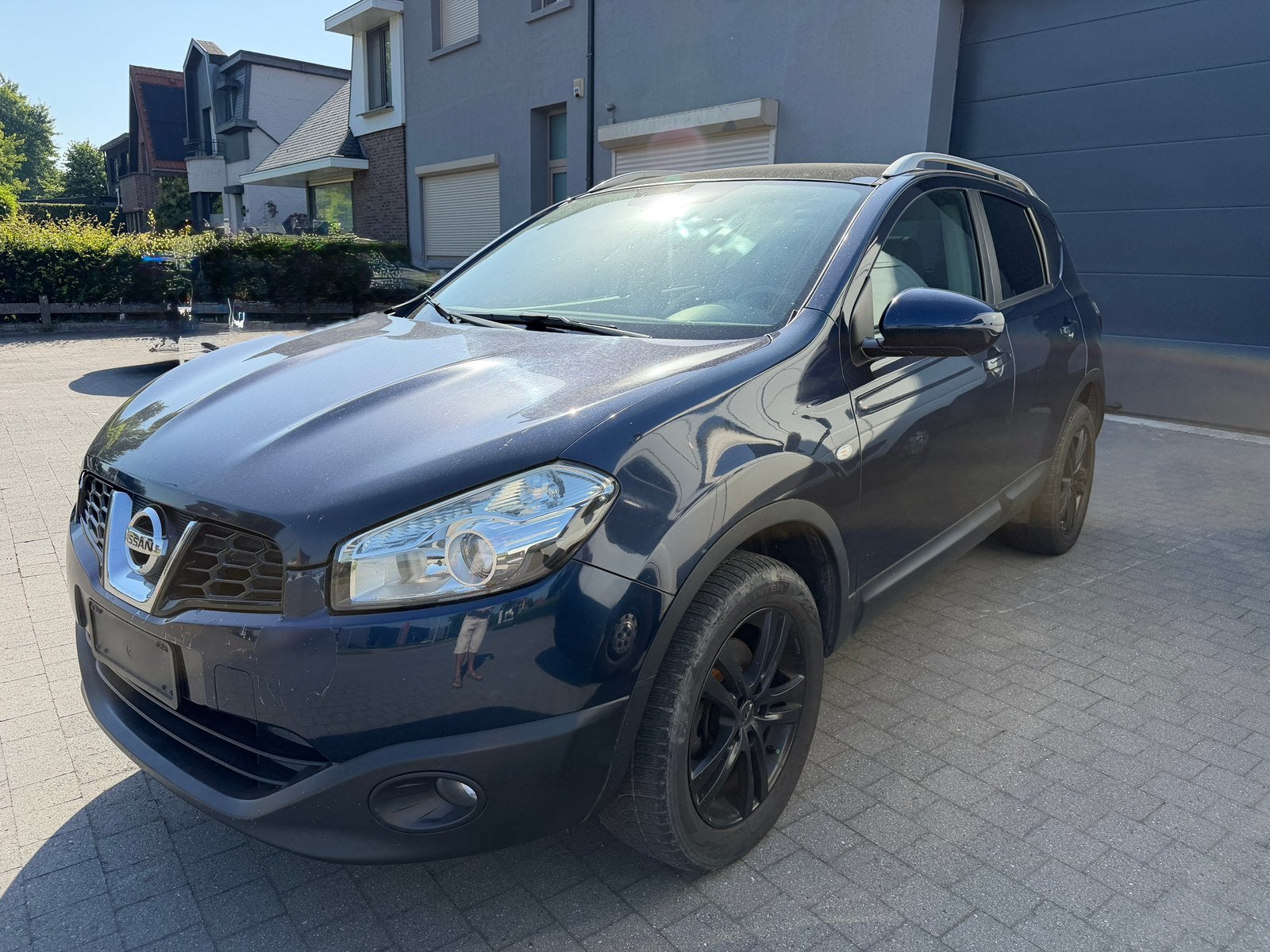 Nissan QASQHAI 2010 1.5 diesel, Auto's, Voorwielaandrijving, Zwart, 4 cilinders, Blauw