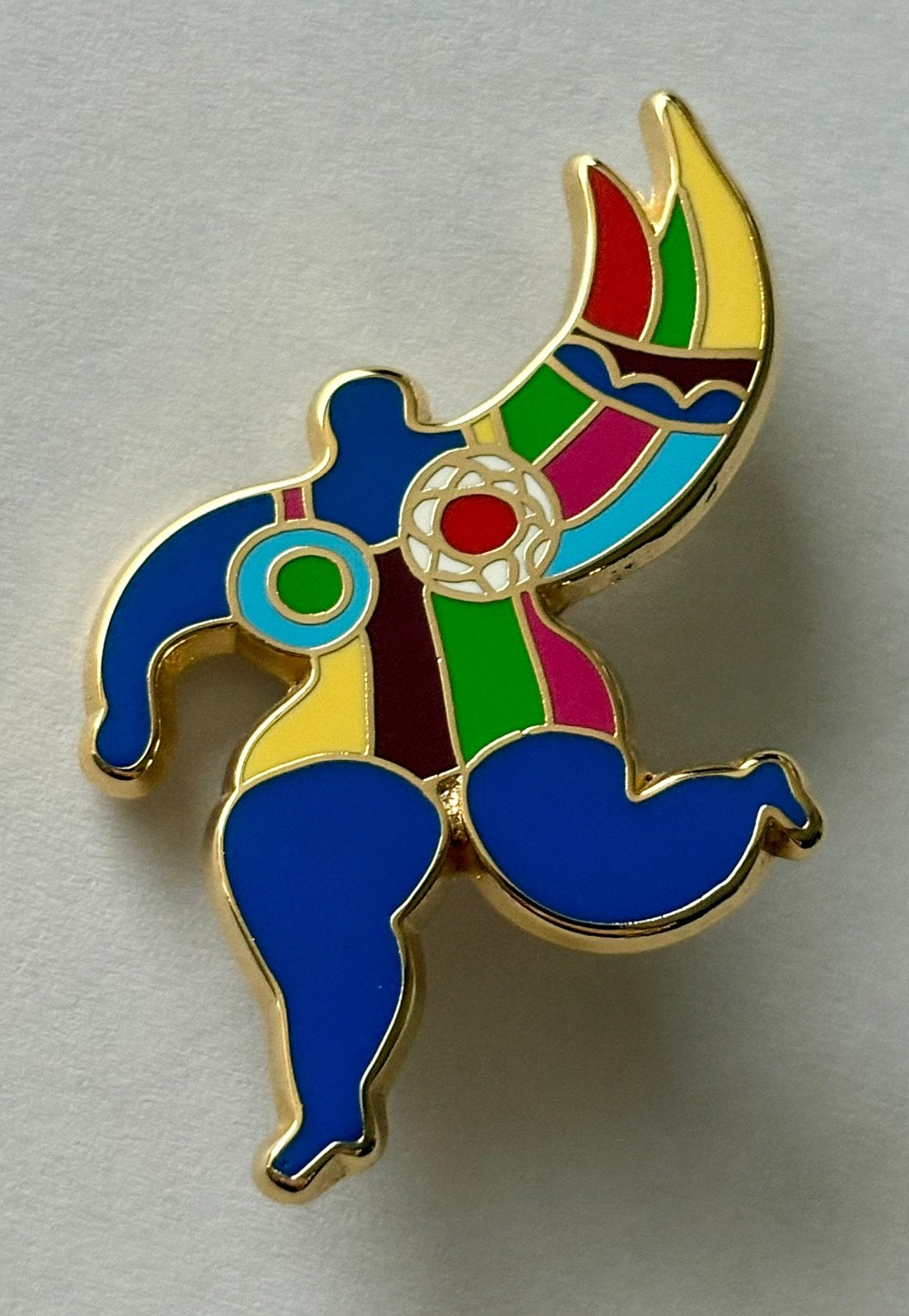 Nana van Niki de Saint Phalle -zeldzame speld /broche, Ophalen of Verzenden, Zo goed als nieuw