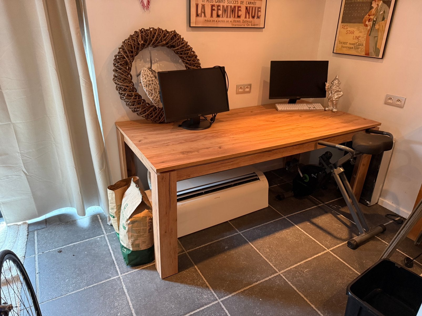 Tafel 90X190 verlengbaar naar 280, Huis en Inrichting, Tafels | Eettafels, Ophalen, Zo goed als nieuw, 150 tot 200 cm, 50 tot 100 cm