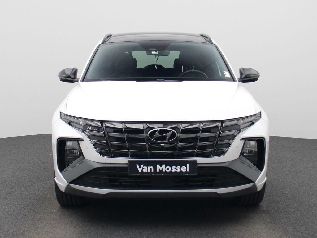 Hyundai Tucson 1.6 T-GDi Plug-in Hybrid Feel N-Line, Auto's, Hyundai, Gebruikt, 4 cilinders, 1600 cc, Wit