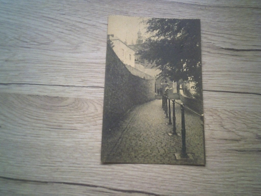 THUIN: Les escaliers de la Ville Haute, Ophalen of Verzenden, Voor 1920, Ongelopen, Henegouwen