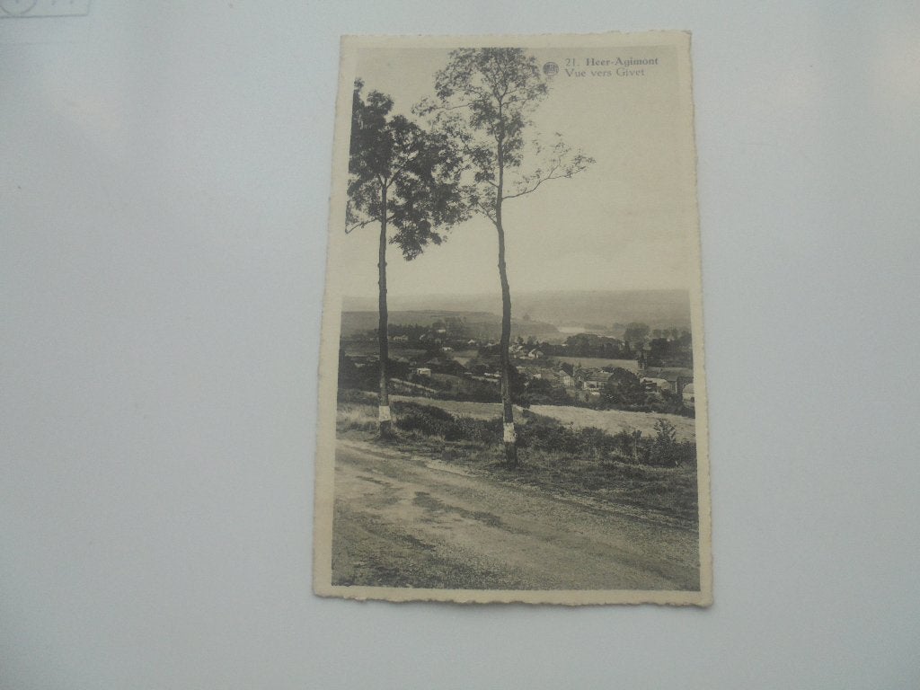 heer-agimont-vue vers givet, Envoi, 1940 à 1960, Affranchie, Namur